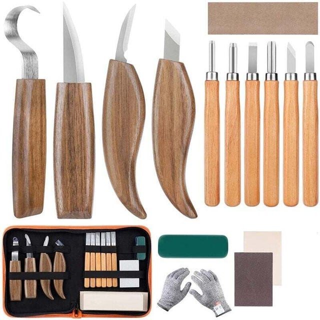 Couteau à sculpter sur bois, lamé dé 1 1/2 pouce