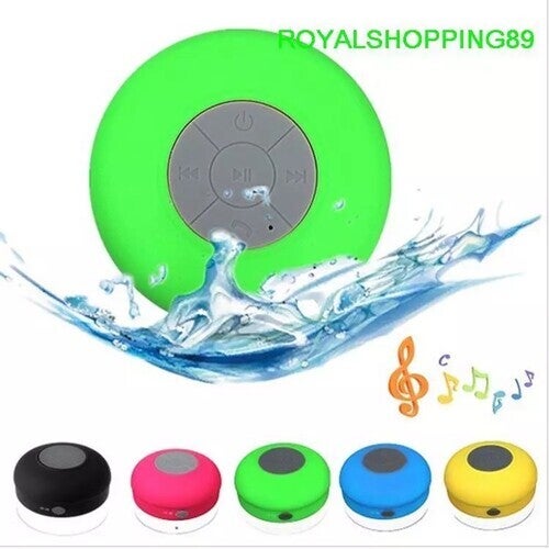 Altoparlante Bluetooth Da Doccia Con Ventosa – IPX7 Impermeabile, Luci LED RGB, Display Ora, Vivavoce E Radio FM