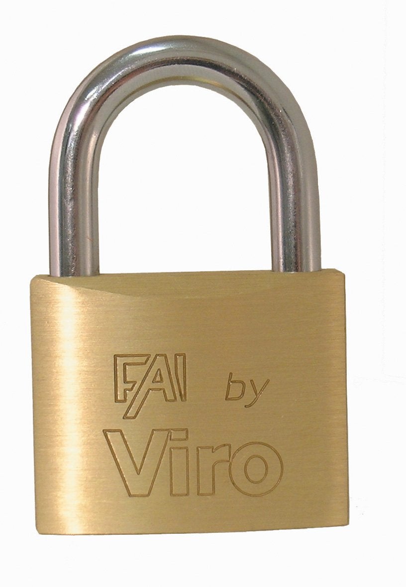 lucchetto ad arco in ottone fai viro