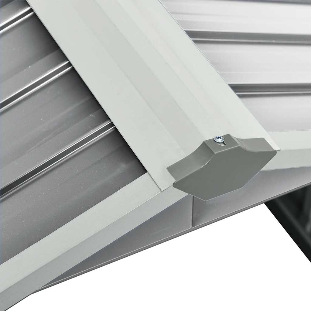 Abri pour robot de jardin 92x97x63 cm Acier galvanisé Gris vidaXL - 7