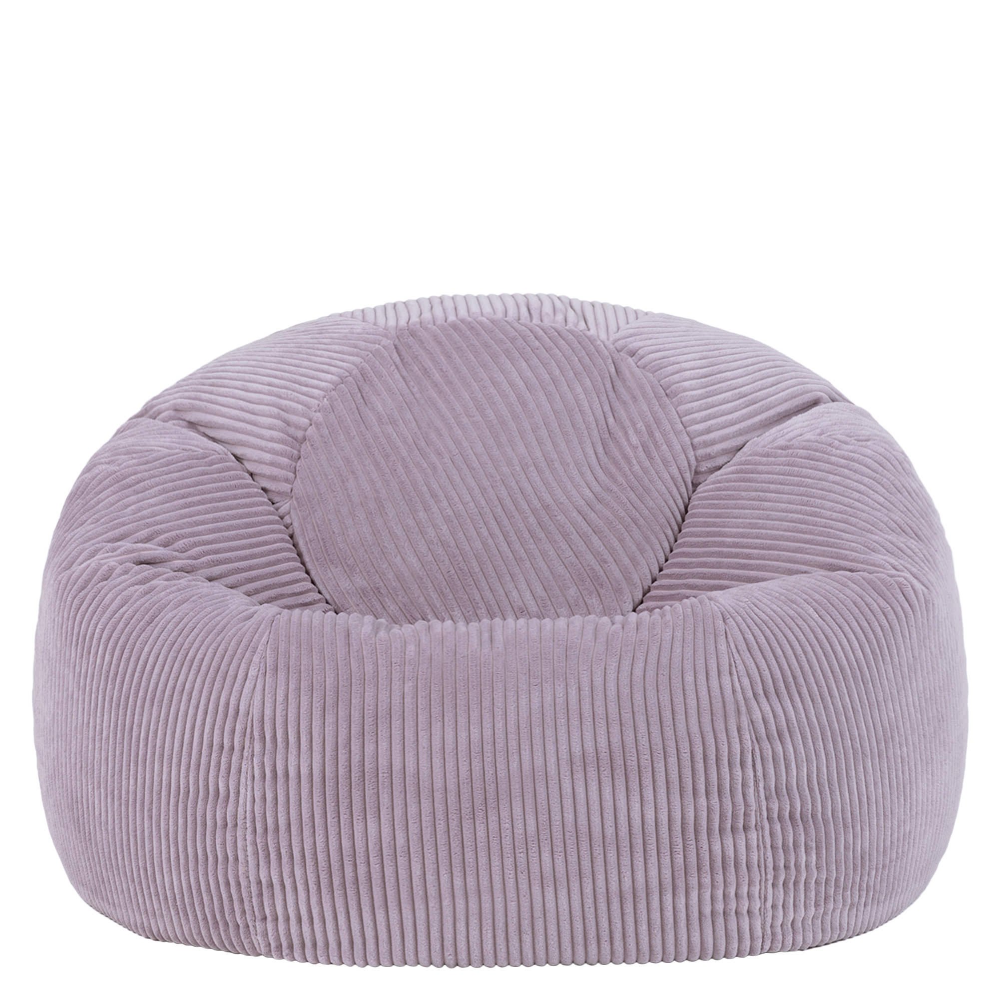 Pouf fauteuil Icon velours côtelé violet lavande, salon, chambre, 85x85cm, Made in Allemagne, Oeko-Tex® - 4