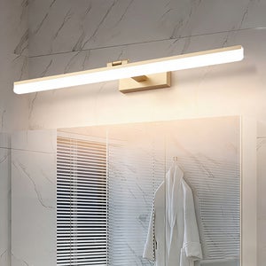 Lampada da Specchio 120CM, Lampada da Bagno 1760LM 22W, Applique da bagno LED Lampada Specchio Bagno Interno Moderno Bagno Luce per Trucco Bianca Calda 3000K Applique da Specchio, Non-dimmerabile