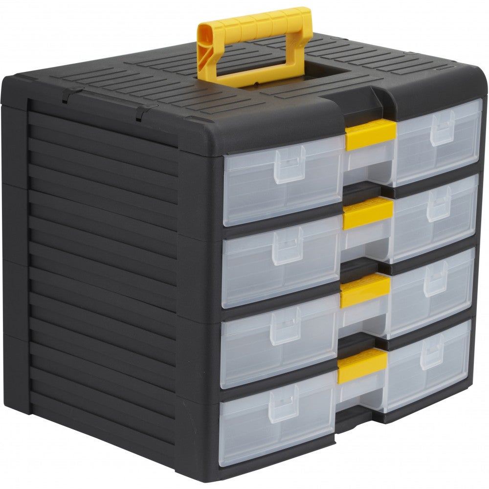 Cassettiera Trasportabile Store-age 4 Cassetti - Con Maniglia, Divisori, Chiusura Sicura, 39x20x33 Cm - Foto 7