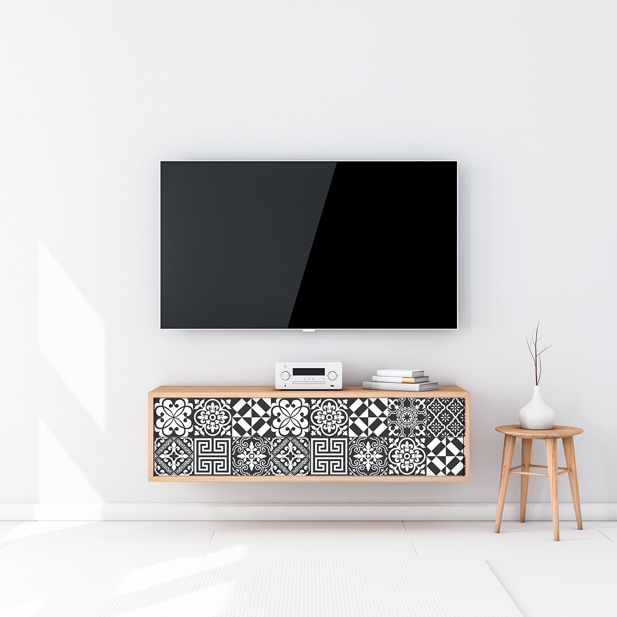 24 adesivi piastrelle di cemento mobili nitcha - Sticker adesivo - adesivi murali - 24stickers20x20cm - 4