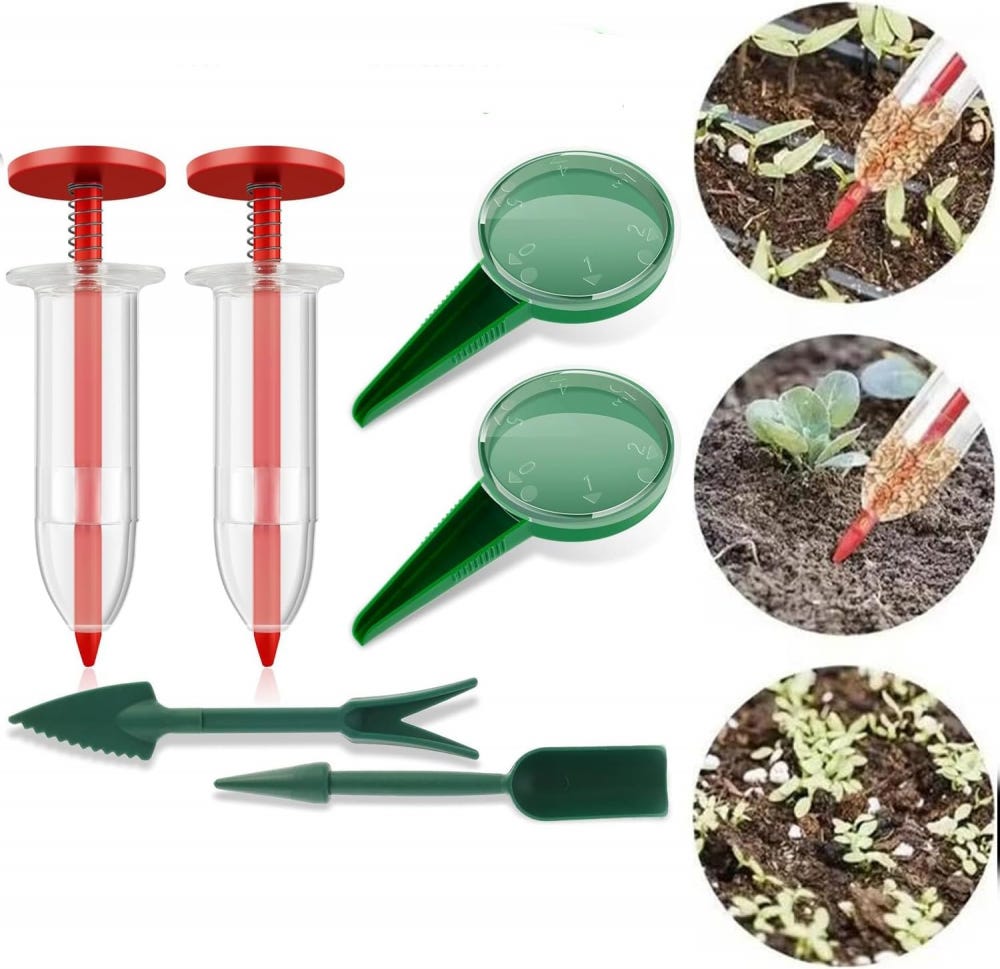 Lot de 6 Distributeurs de Semences Miniatures - Outil de Jardinage Manuel, Semoir à Graines Précis pour Petites Graines, Légumes, Fleurs, Kit de Semi | Leroy Merlin Lot de 6 Distributeurs de Semences Miniatures - Outil de Jardinage Manuel, Semoir à Graines Précis pour Petites Graines, Légumes, Fleurs, Kit de Semi | Leroy Merlin
