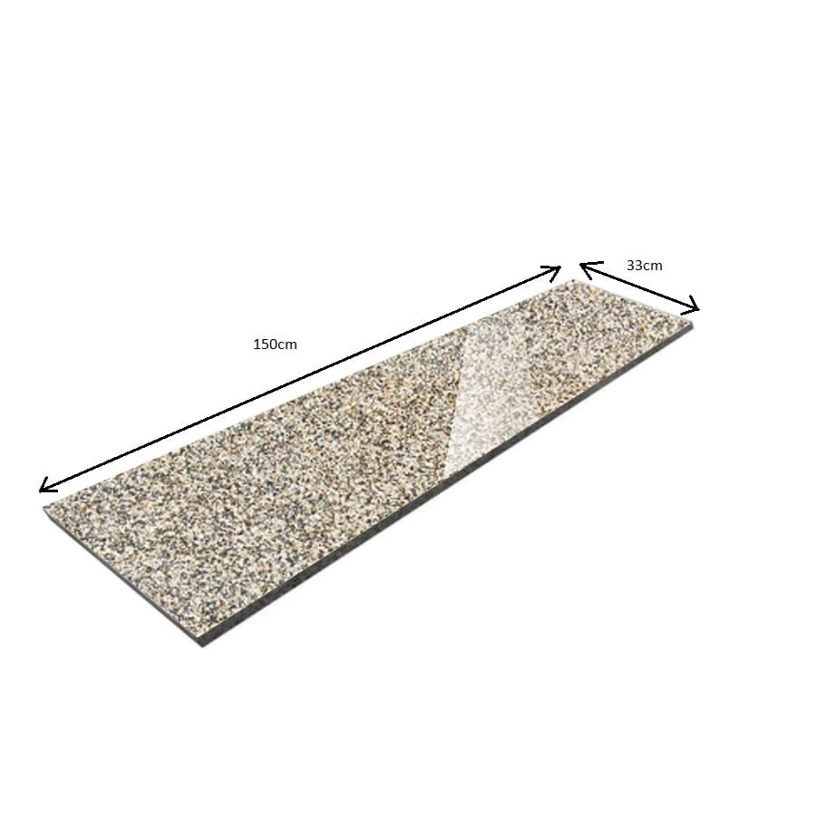 Parapet / Stopnica granitowa beż polerowana G682 150x33x2 cm