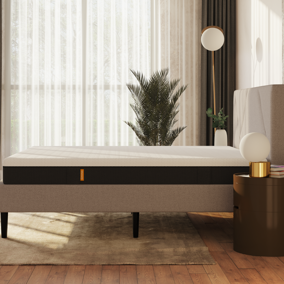 EMMA I Pack Lit Cocoon + Matelas Hybride II Plus 140x190cm - 2