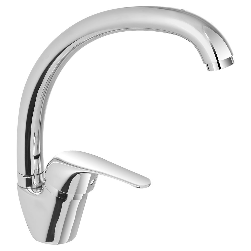 Rubinetto Cucina Bianco SEI1406WHI Con Canna Alta - Ottone, Risparmio Idrico, Facile Installazione - Foto 4