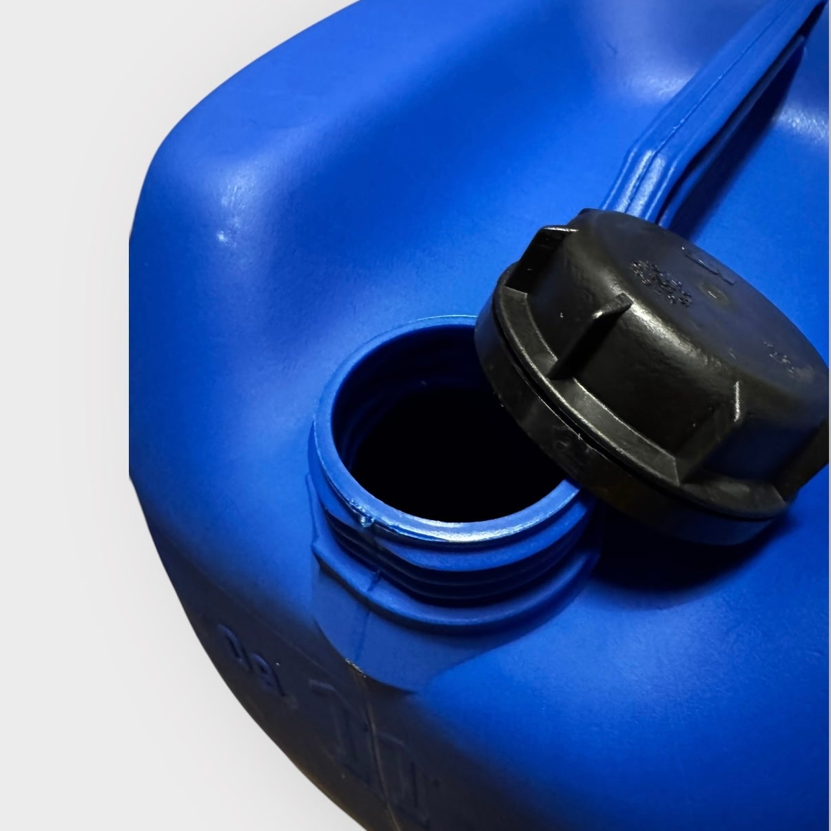 3x Bidon Jerrican Plastique 30 L litres Bleu Bouchon DIN 61 Liquides Alimentaires et Chimiques Ergonomique Empilable Réutilisable - 3