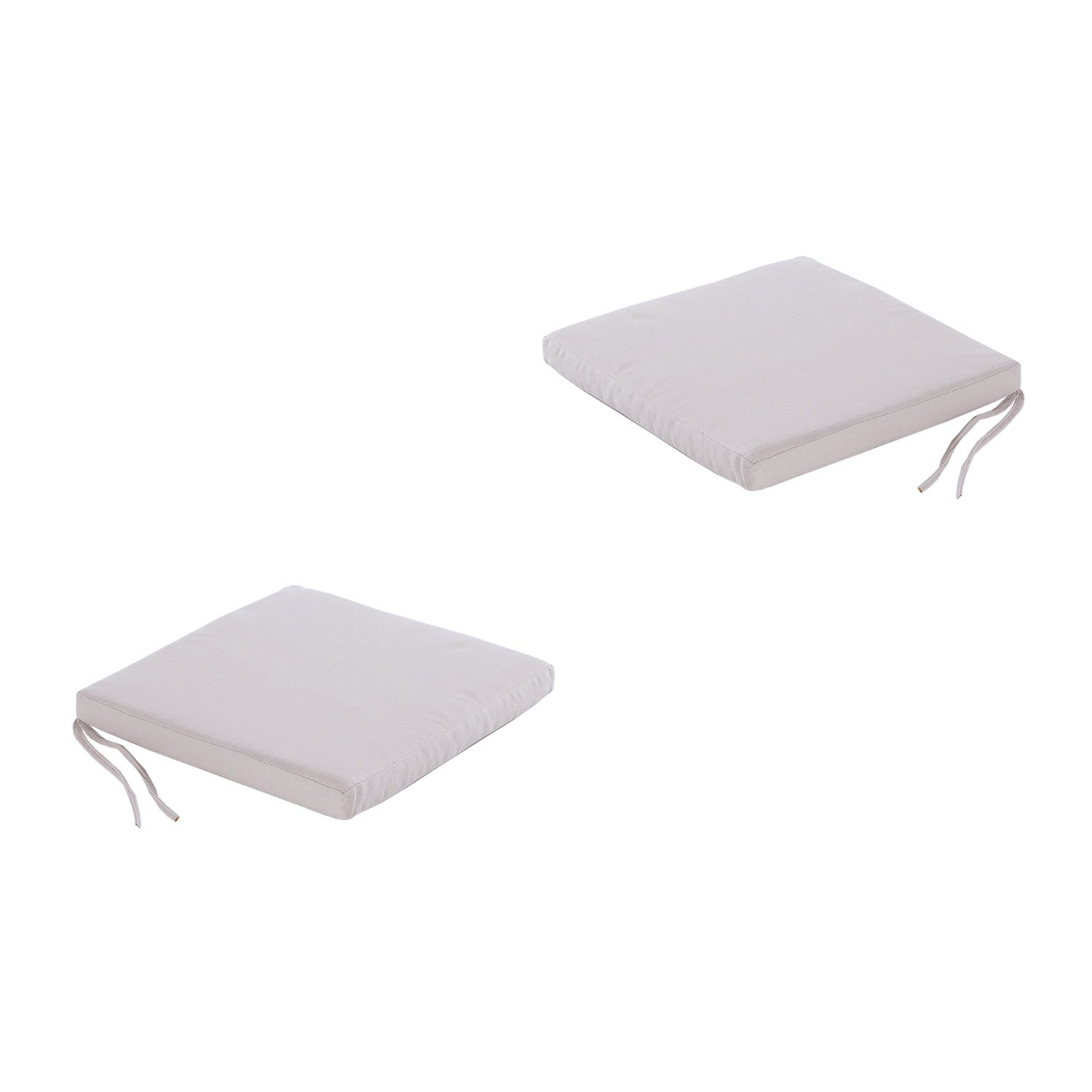 Pack de 2 cojines para sillas de jardín olefin crudo 44x44 cm