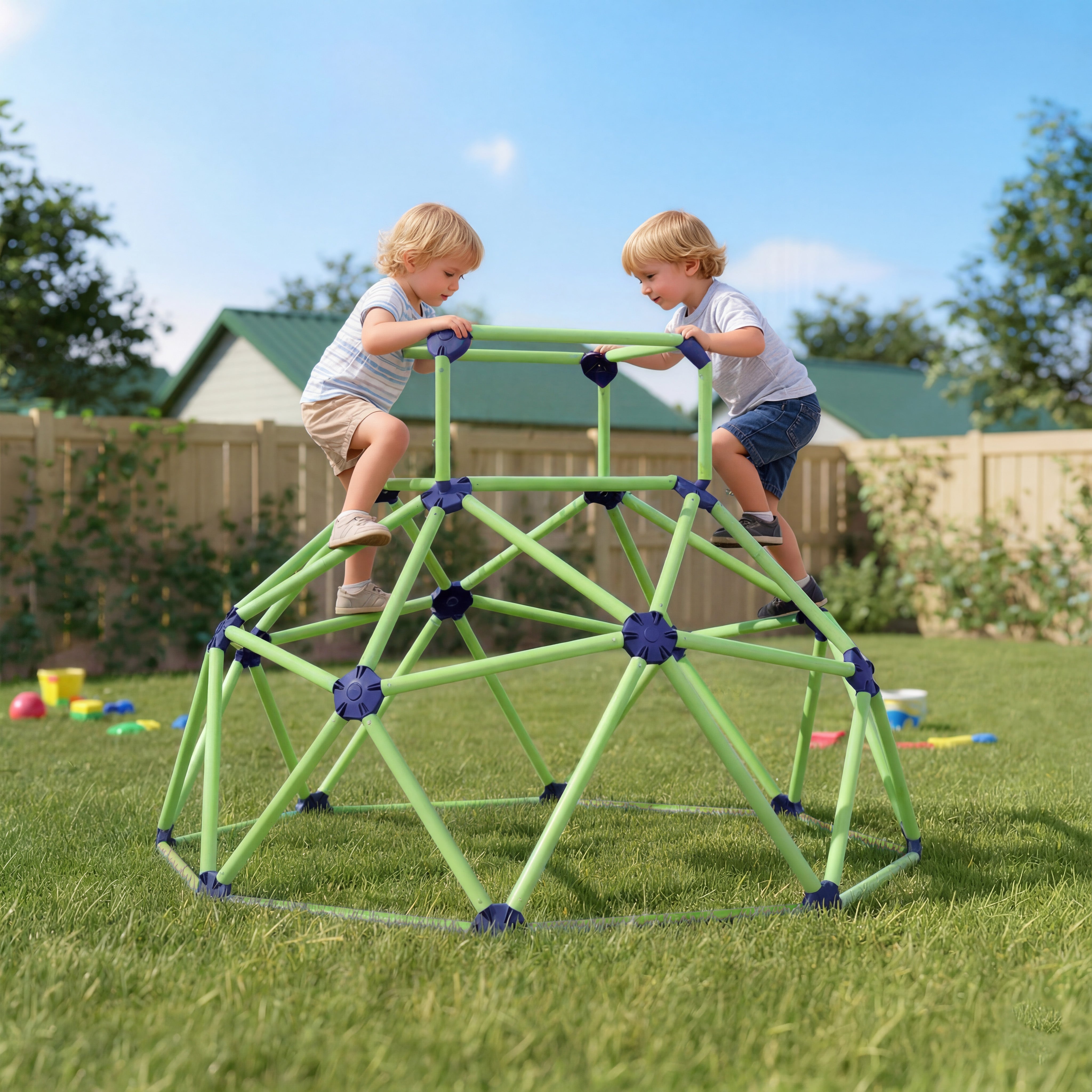Dôme d'escalade pour enfants plastique AIYAPLAY - 2