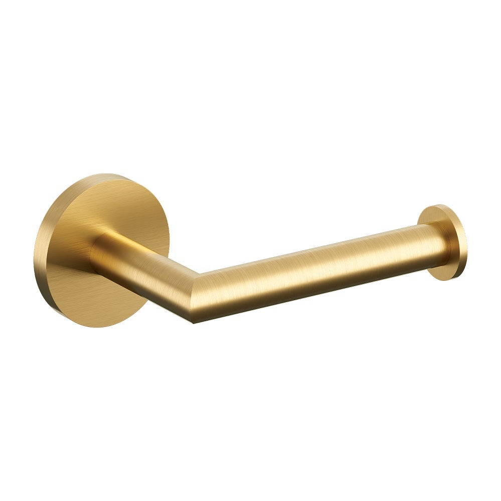 Rétro Mural Porte Papier Toilette, Brossé Laiton Support Papier