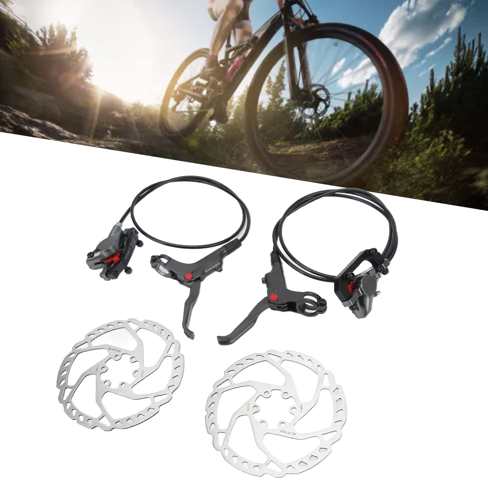 Tamburo Bici Disco Freno MTB 160 Mm - Acciaio Inossidabile, Per - Foto 8