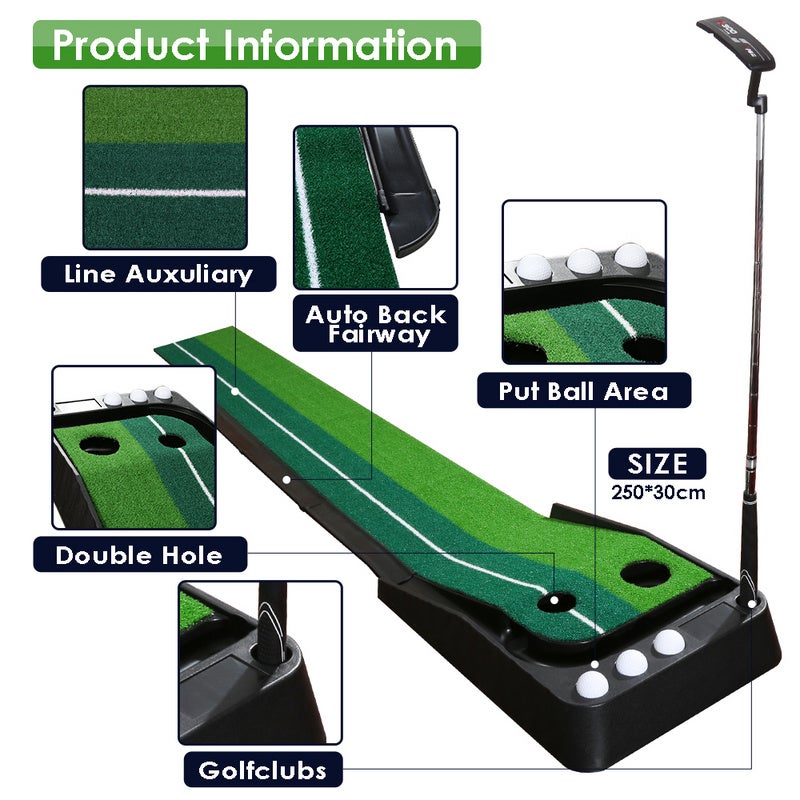 Tappetino per il golf, tappetino per l'allenamento del golf in erba artificiale durevole per i principianti - 5