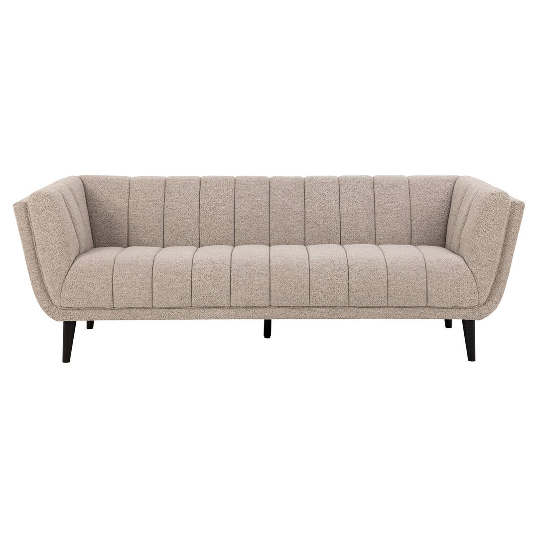 Tampa sofa 3-osobowa kanapa bouclé beżowa.
