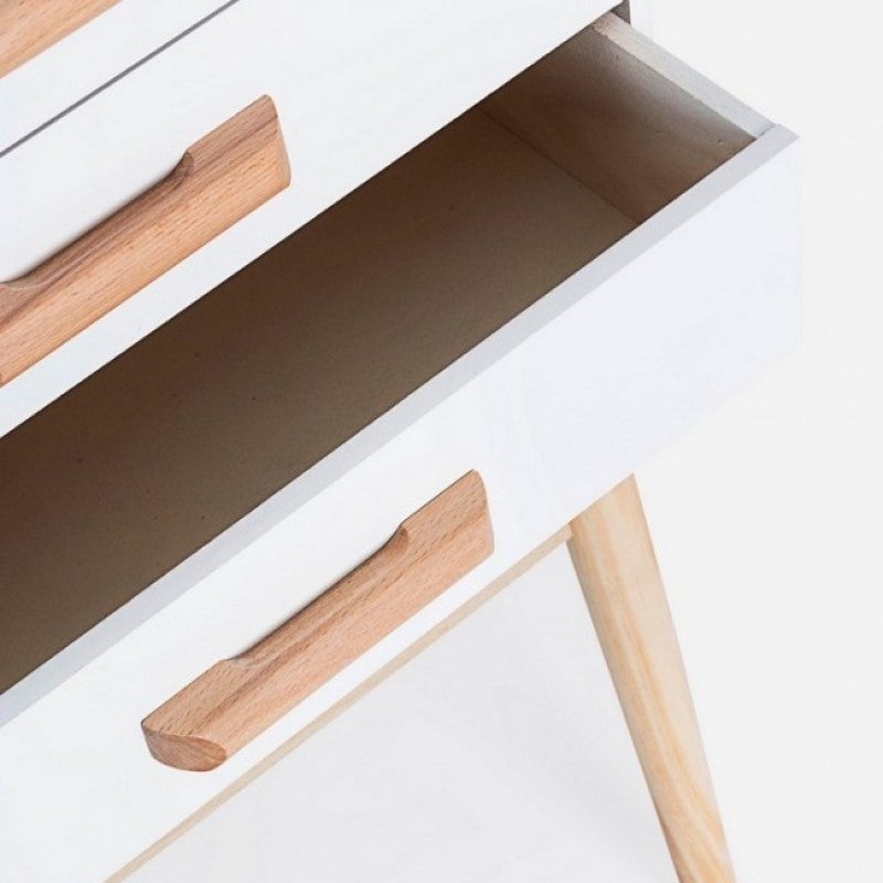 Commode blanche ORDINARY 5 tiroirs 88h cm - 3