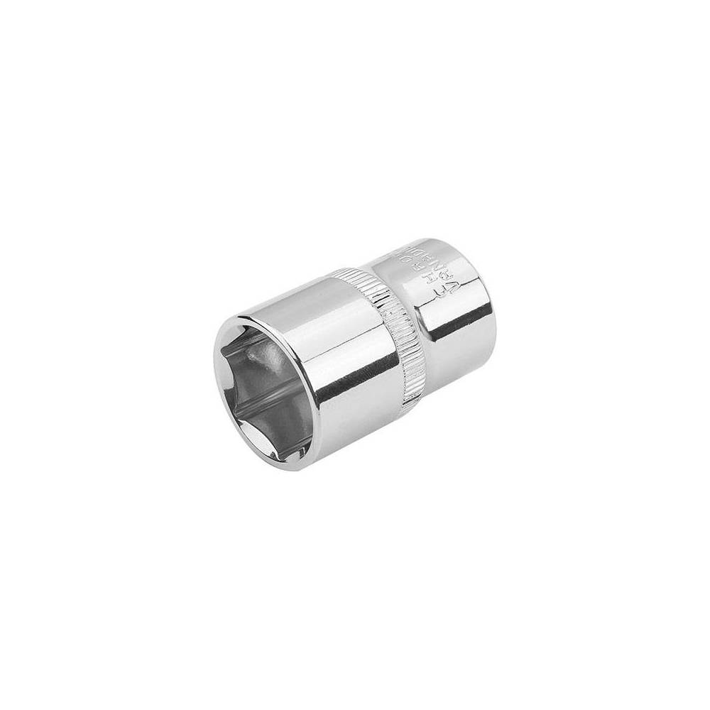 Llave De Vaso Hexagonal Larga - 15 Mm, 1/2" Pulgada, Acero CrV - Herramienta Profesional Para Mecánica Y Bricolaje