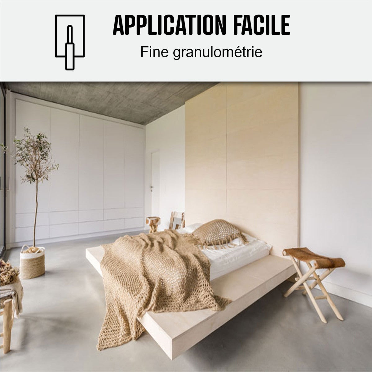 BETON CIRE CARRELAGE POUR SOLS ET MURS - KIT BETON CIRE SUR CARRELAGE - 2 m² (en 2 couches) Mure Violet - ARCANE INDUSTRIES - 6
