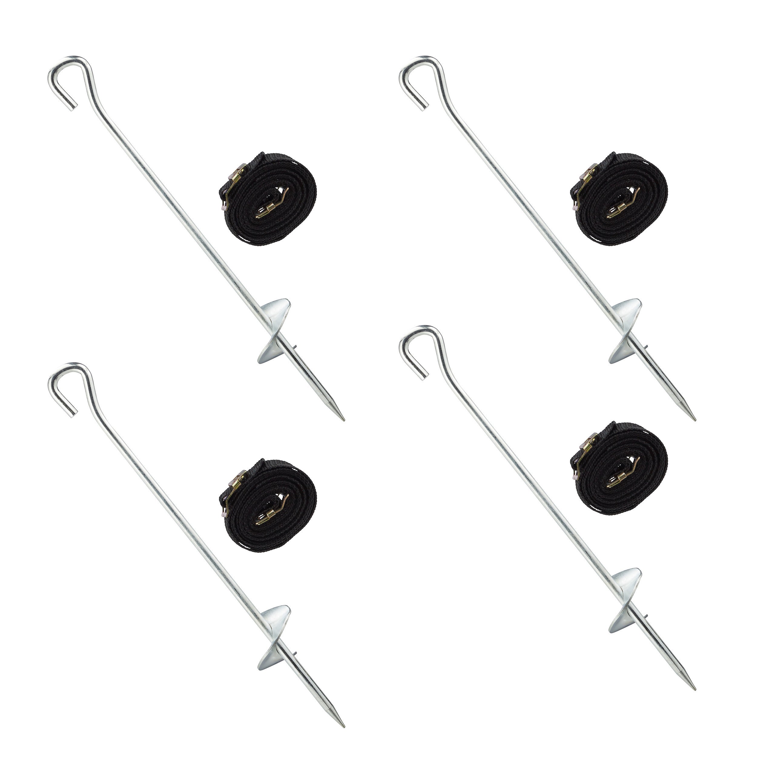 300 Pièces Piquets de Fixation pour Jardin, 150x25mm, 2,8mm, piquet