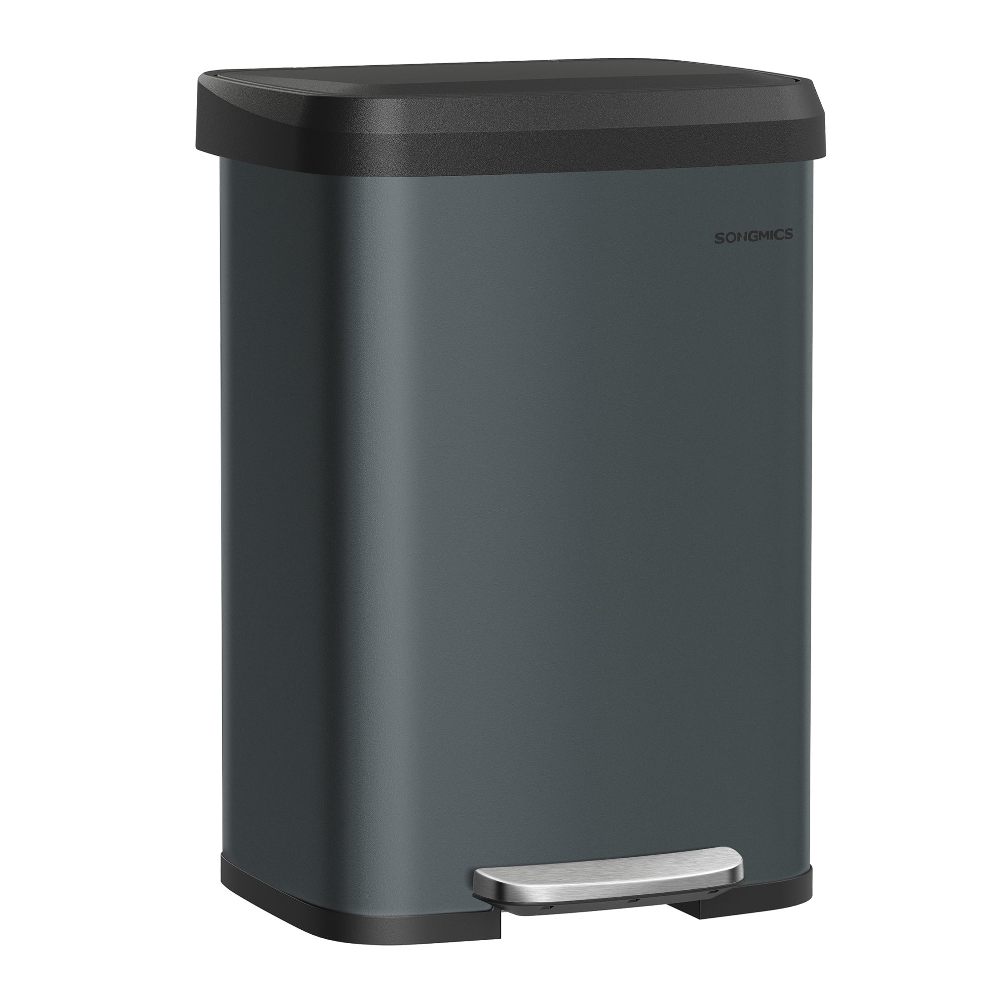 Pattumiera da 50 litri con sensore e funzione di chiusura ammortizzata, pattumiera in acciaio inox senza contatto per cucine e uffici igienici | Leroy Merlin