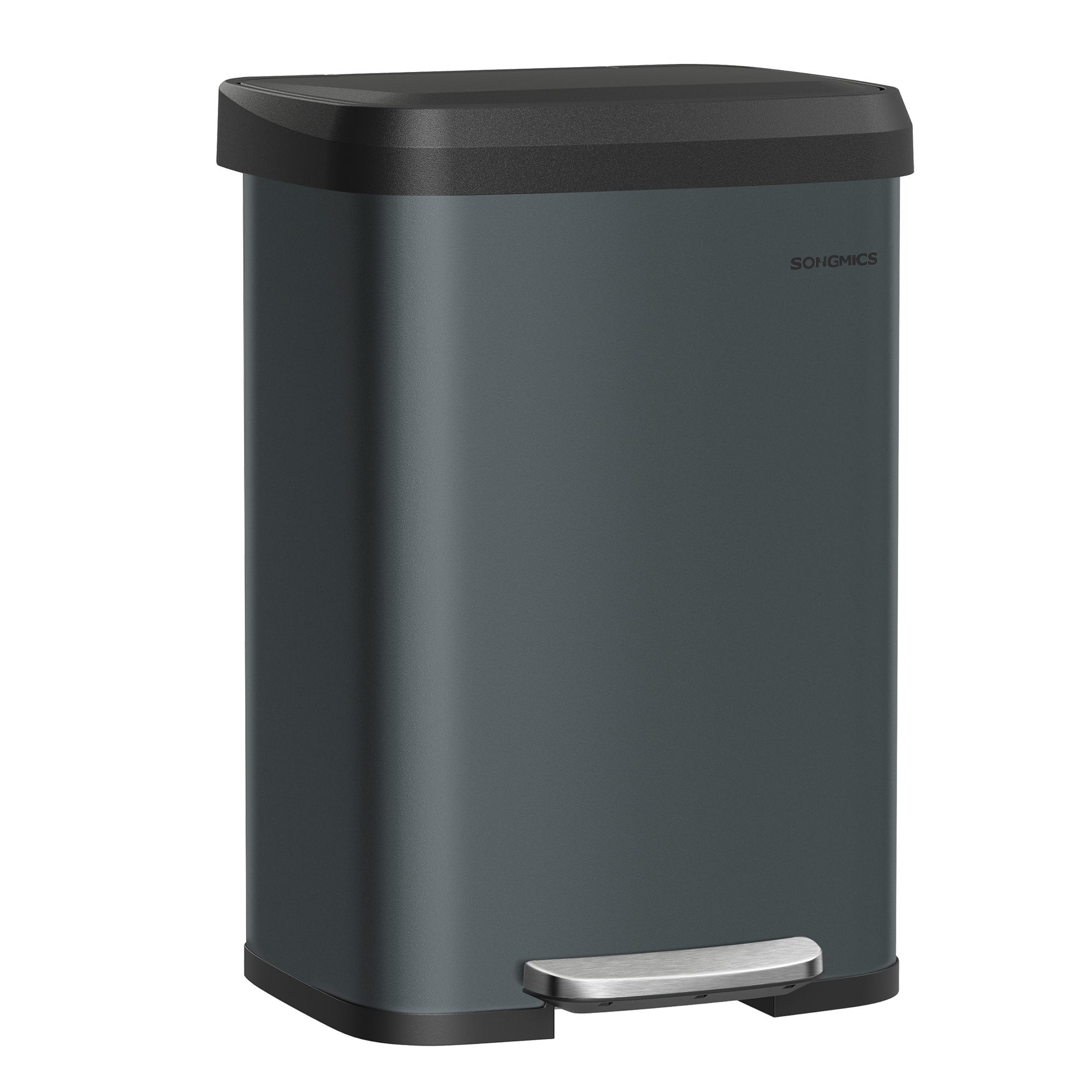 Pattumiera da 50 litri con sensore e funzione di chiusura ammortizzata, pattumiera in acciaio inox senza contatto per cucine e uffici igienici | Leroy Merlin Pattumiera da 50 litri con sensore e funzione di chiusura ammortizzata, pattumiera in acciaio inox senza contatto per cucine e uffici igienici | Leroy Merlin
