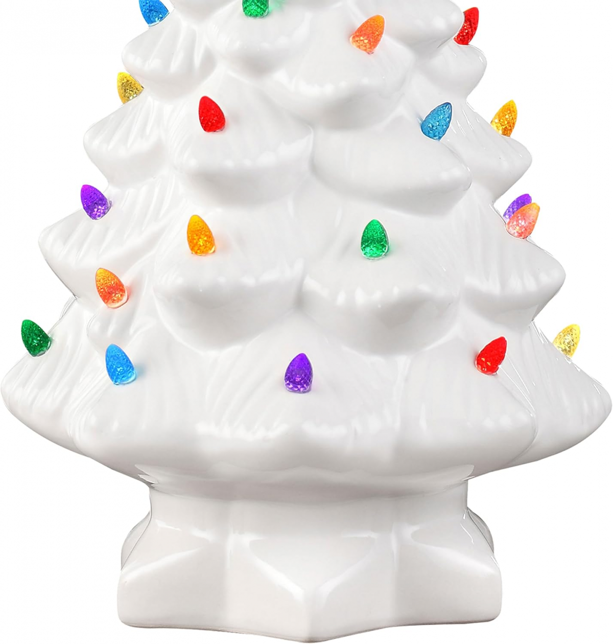 Sapin de Noël LED au design moderne 30 x 12 x 12 cm - Décoration intérieure/extérieure, cadeau de Noël - 4