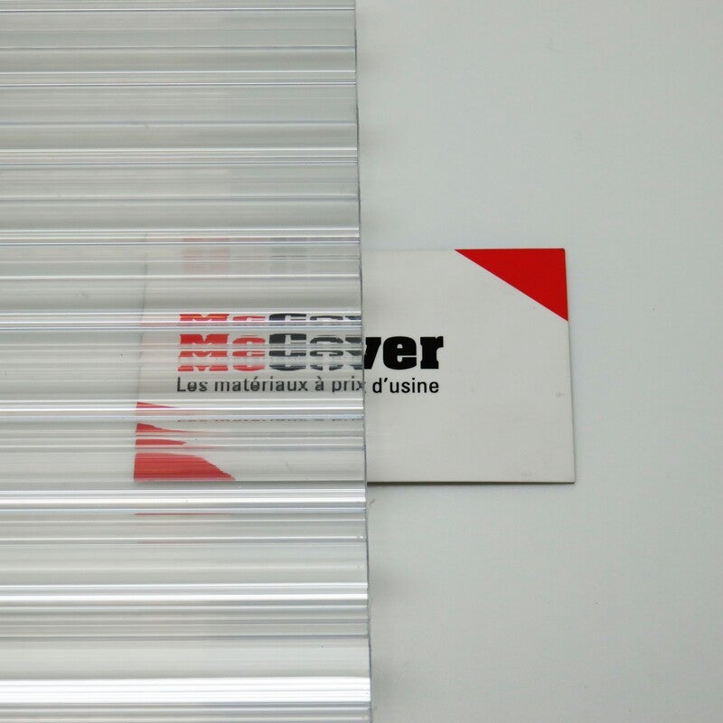 Plaque polycarbonate alvéolaire 16mm - Coloris - Clair, Epaisseur - 16 mm, Largeur - 98 cm, Longueur - 3 m - 5