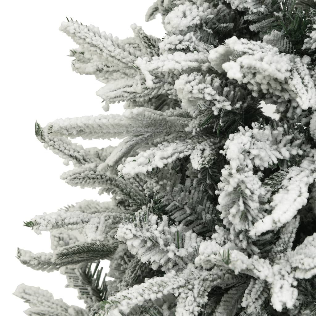 Árvore de Natal | Árvore de festas artificial com neve 150 cm PVC e PE verde CFW713626 - 4