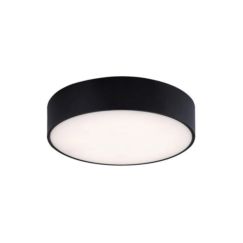 Lampa sufitowa zewnętrzna Tartu LED 18W Odcienie bieli 1800lm czarny matowa-biała IP44 Rabalux