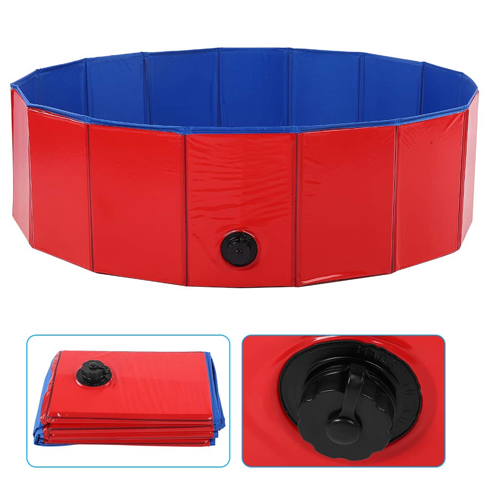 Piscina Plegable No Inflable Para Perros Y Niños – PVC Antideslizante – Tamaños S Y M – Portátil Y Fácil De Montar – Ideal Para Interior Y Exterior – Regalo Verano
