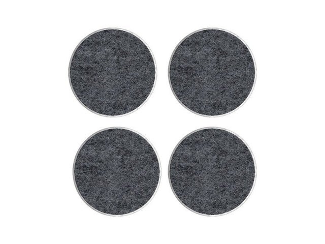 Lot de 4 patins feutre adhésif, SCOTCH, diam. 34 mm, gris