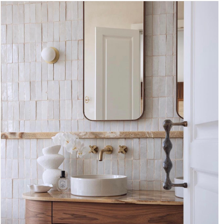 Zellige véritable 5x15 Blanc cassé- HENDAYA | Leroy Merlin