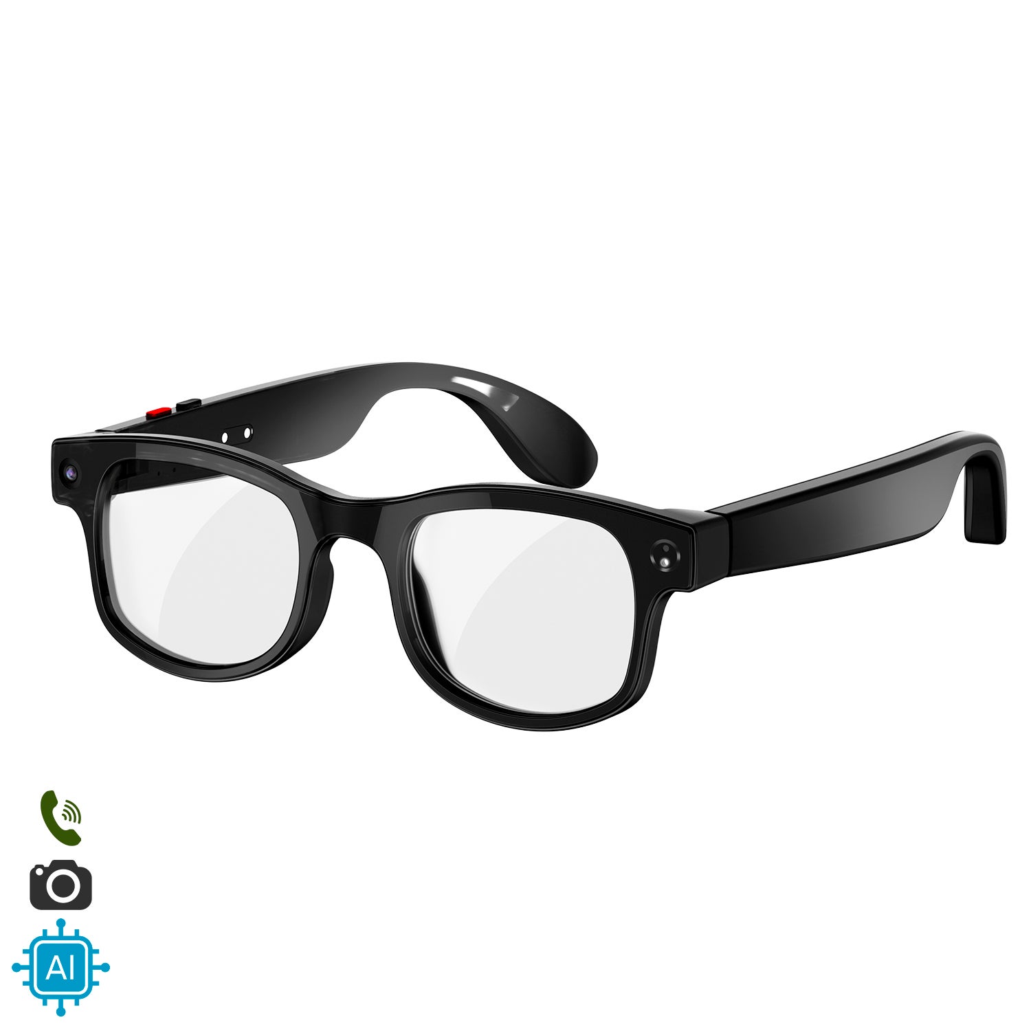 Lunettes connectées 4K IA | Caméra HD mains libres