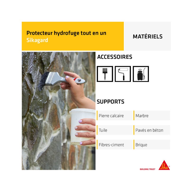 Protection hydrofuge SIKA - Sikagard-240 Protecteur Tout en 1 - 5L - 5