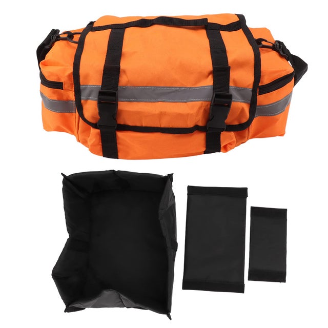 Nastro Adesivo Canalizzato Arancione Bazic – 2 Rotoli Da 30' – Kit Emergenza Campeggio