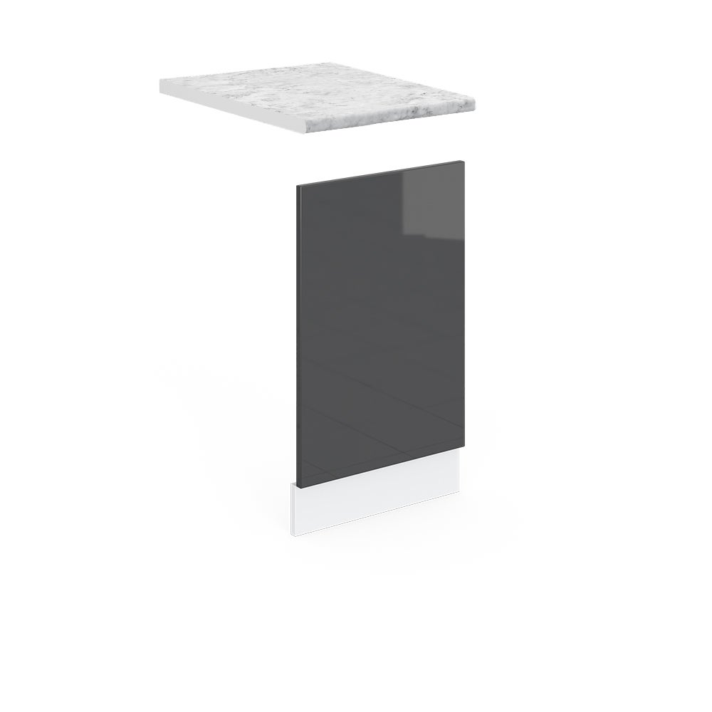 Vicco Panel przedni R-Line, Antracyt wysoki połysk, 45 cm , BR Marmur