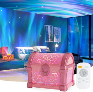 Lampada Proiettore Stelle, Luce Notturna Bambini Con 6 Modalità, LED Lampada Musicale Romantica Cielo Stellato Con Telecomando Timer Altoparlante 86809343
