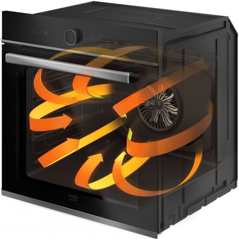 Fours encastrables Multifonction 72L BEKO 2500W 59.4cm, BBIM12300XCE - 2