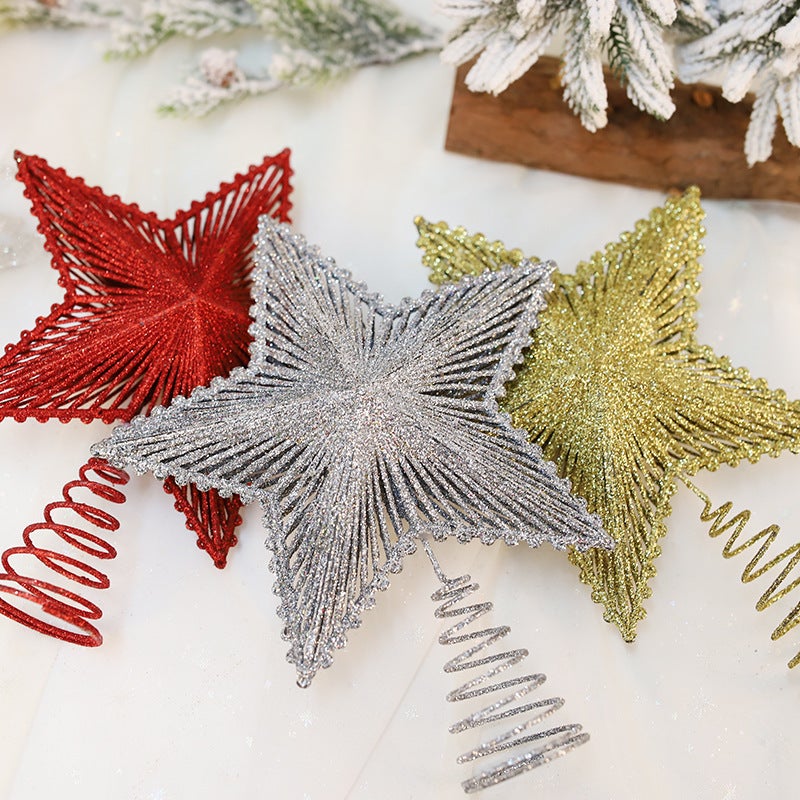 Décoration de sapin de Noël, décoration de Noël, décoration de sapin en forme d'étoile de Noël, décoration de sapin de Noël, fournitures de Noël - 2