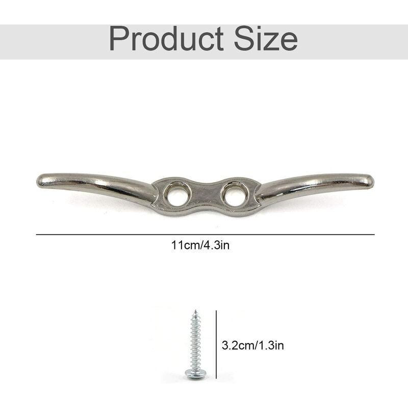 Tringle à Store (baguette) De Remplacement Avec Crochet - 2 Pièces, Plastique Blanc, 61cm (24 Pouces)