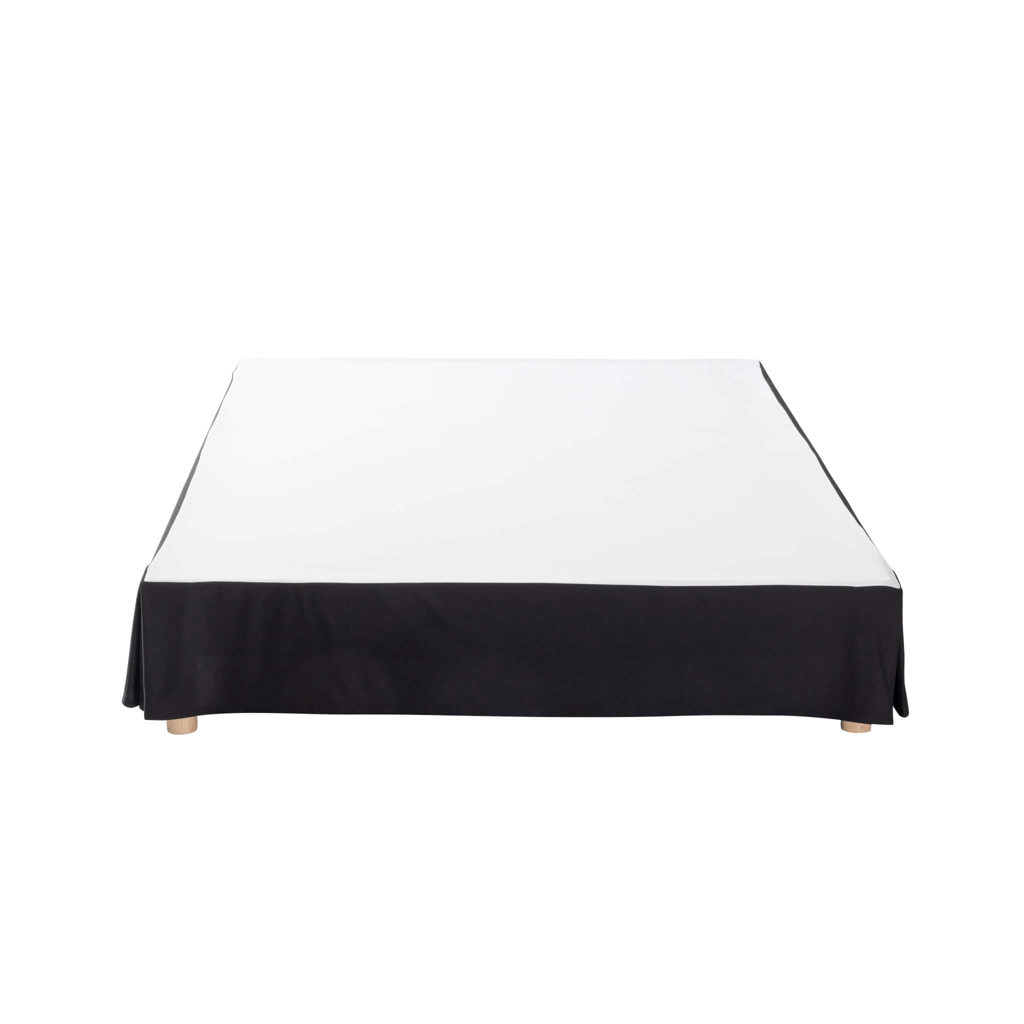 Cache-sommier intégral noir 160x200 - 4