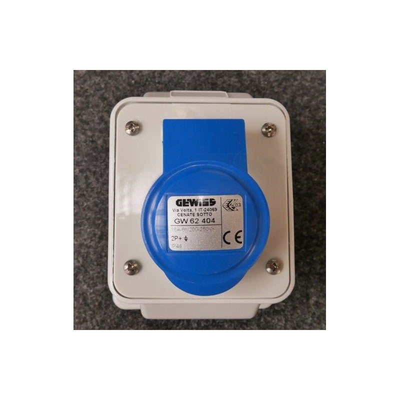 Gewiss GW62404 prise de courant Bleu - 4