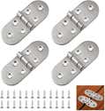 Lot 4 charnières rondes pliables 180° acier inox – table pliante ...