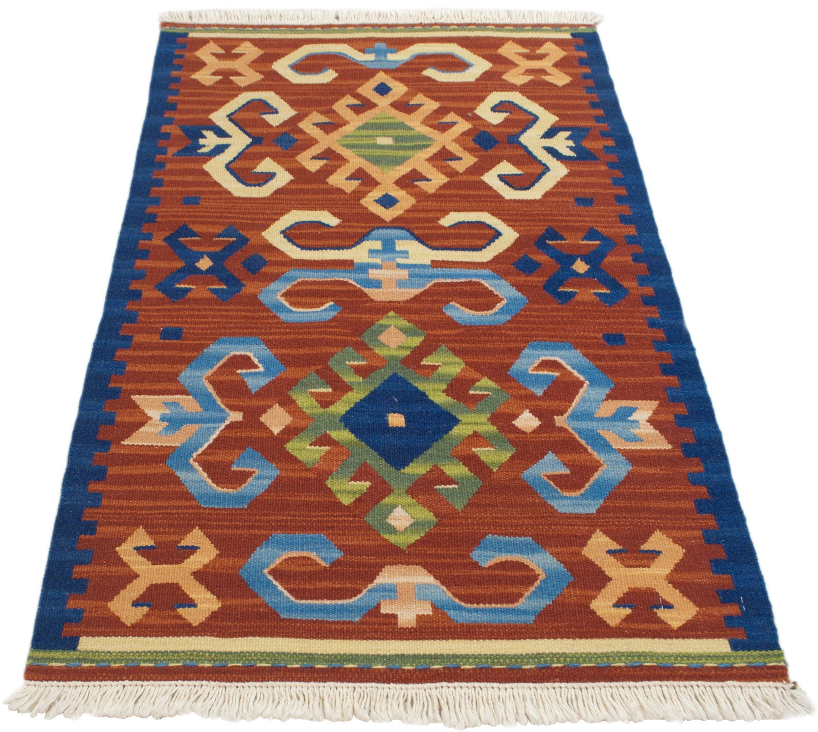 Oryginalny kilim okolicznościowy wełniany bawełniany (80x50 CM) - Galleria Farah1970 - #