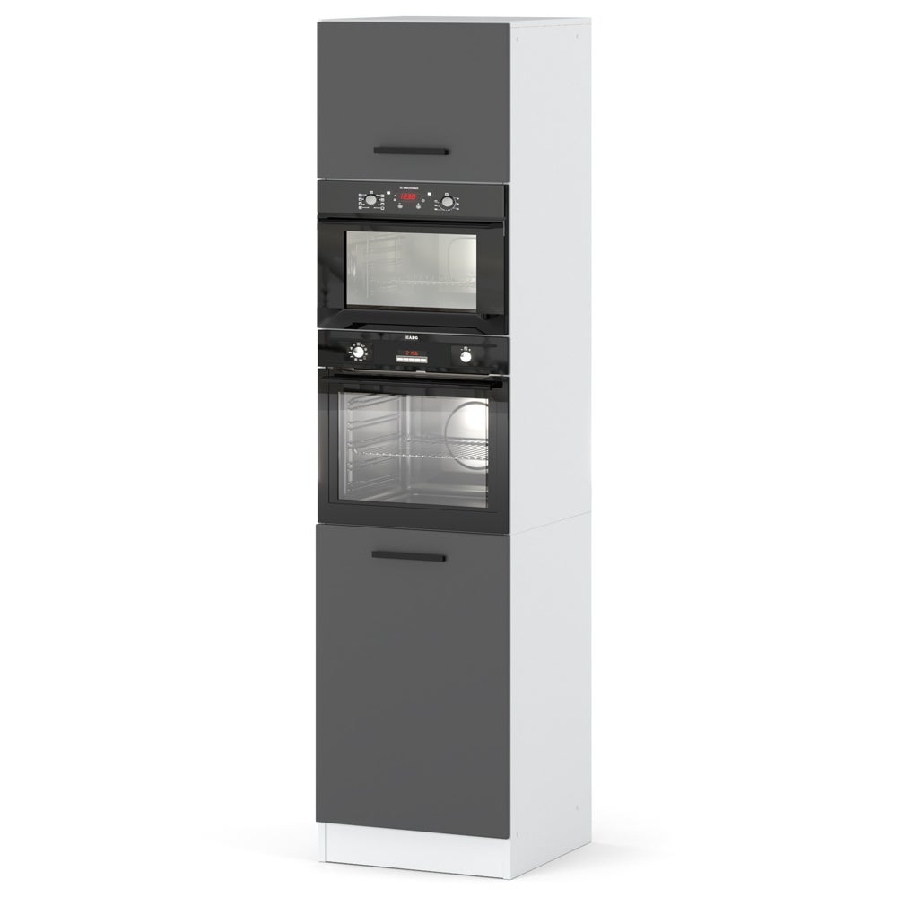Szafka kuchenna słupek modułowy stojący blande 60cm biały szary mat