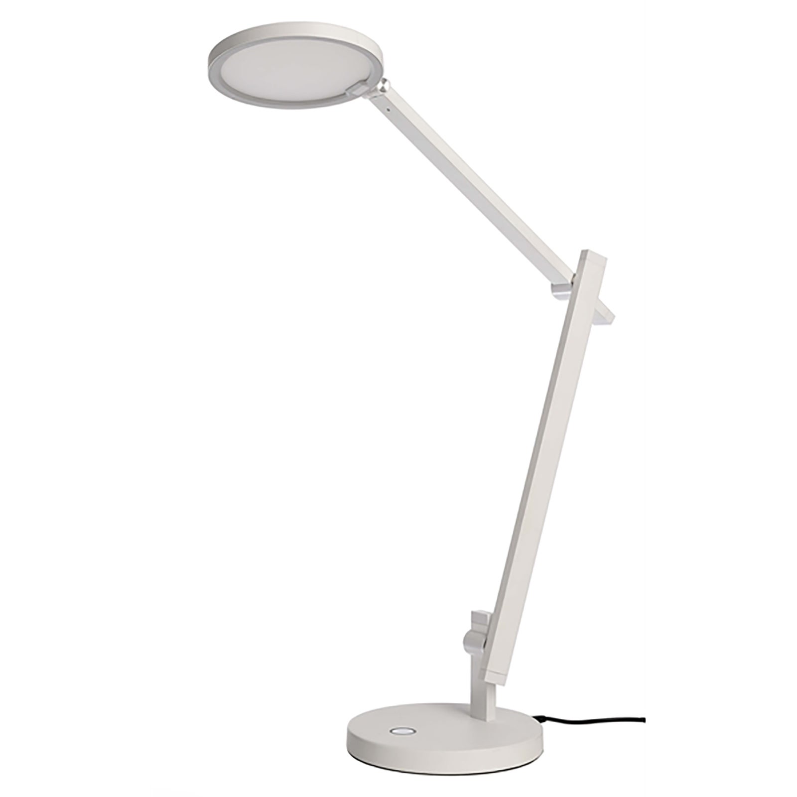 Planetitaly  Lámpara De Mesa Led Táctil 12W Regulable Luz De Escritorio De Oficina 3000K 230V Blanco , Leroy Merlin