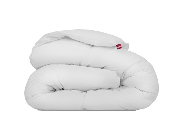 Couette très chaude 240 x 260 cm polyester blanc
