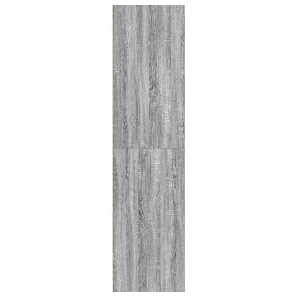 Garde-robe sonoma gris 30x50x200 cm bois d'ingénierie - 6