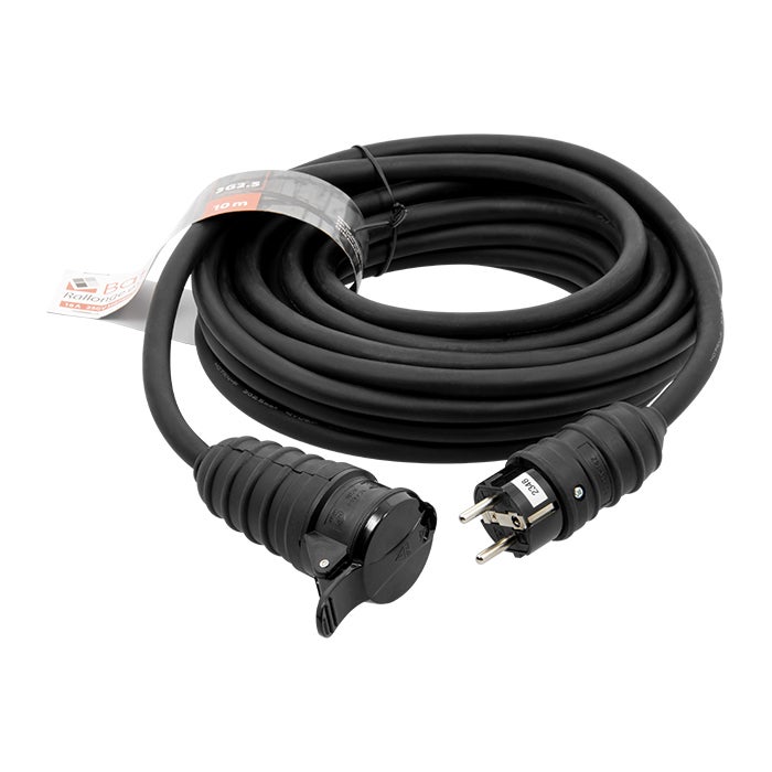 Rallonge électrique BATILEC, 10 m, 16 A, 230 V, câble HO7RN-F 3G2.5mm² ...