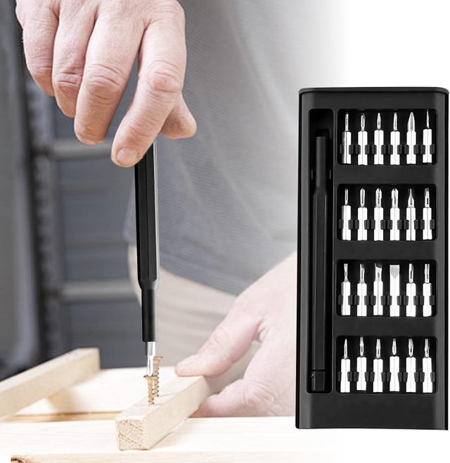 Zestaw precyzyjnych śrubokrętów 24 w 1, miniaturowy śrubokręt magnetyczny, zestaw narzędzi naprawczych